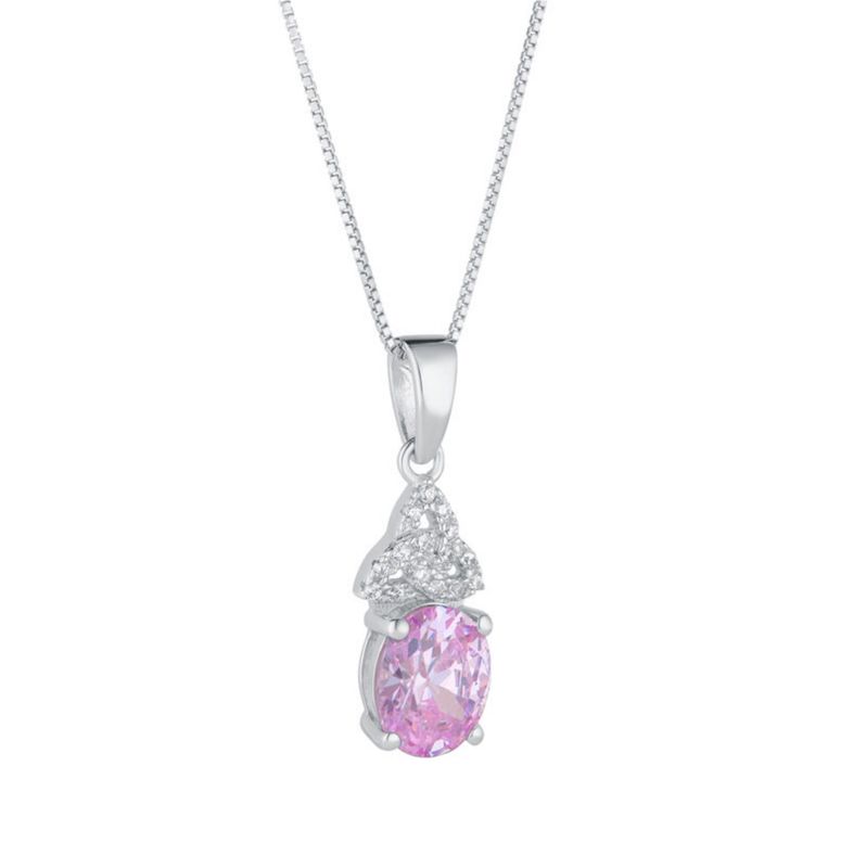 Trinity Knot Birthstone Pendant-June