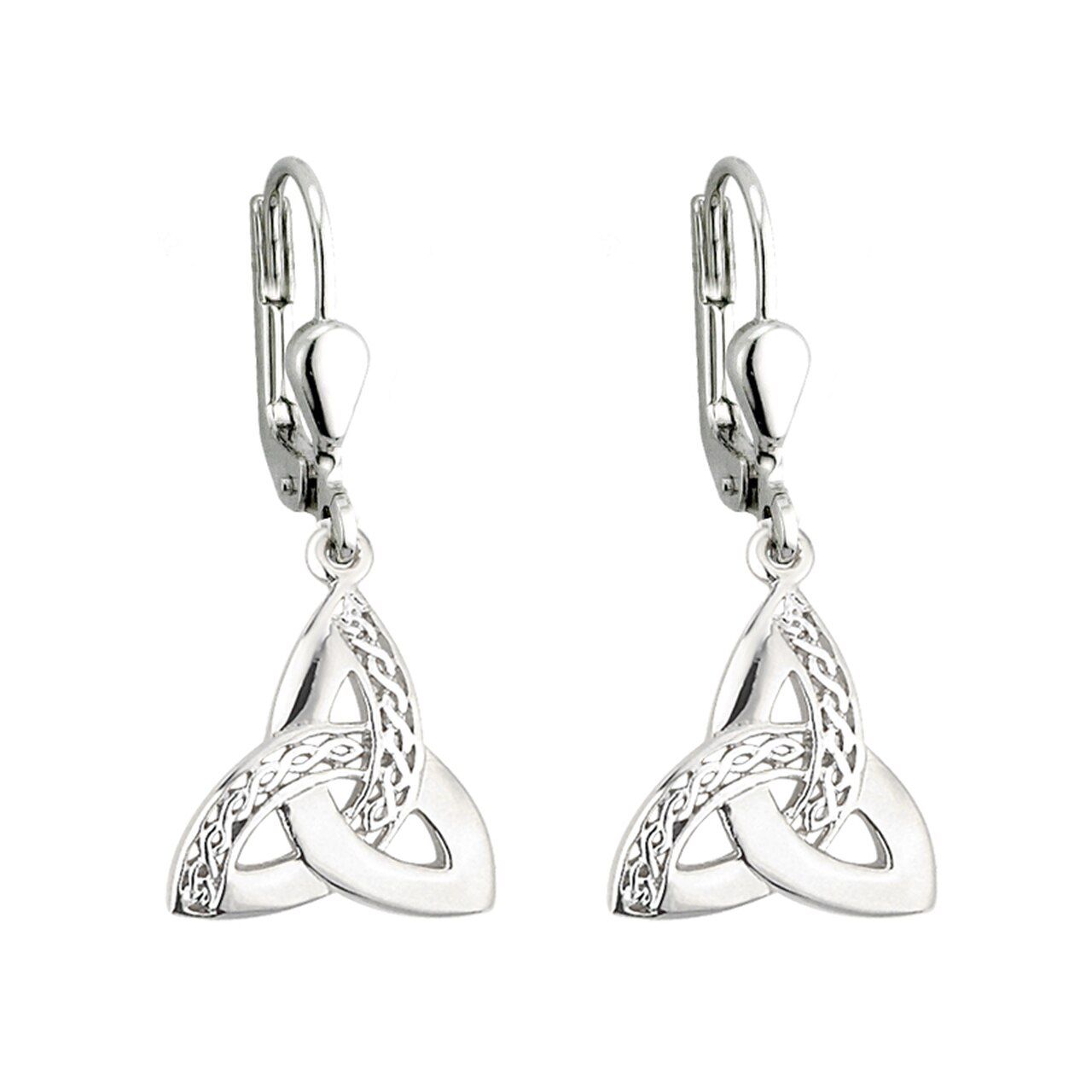 Sterling Silver drop earring Trinity