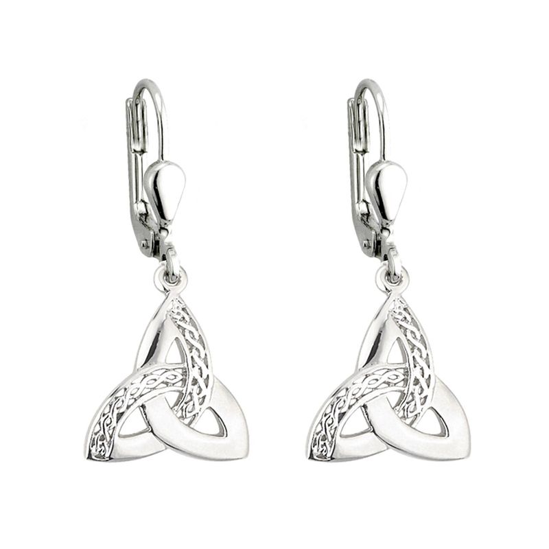 Sterling Silver drop earring Trinity