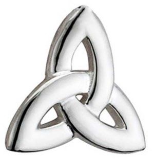 Trinity Knot Stud earrings-Sterling Silver