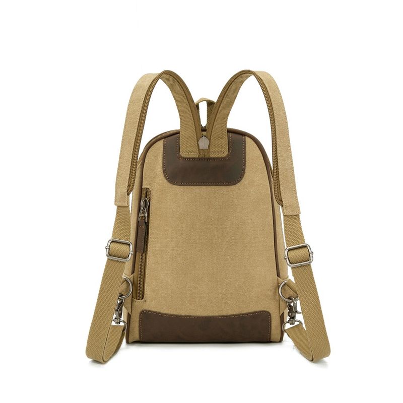 Multifunctional Canvas Sling Backpack - Turquoise