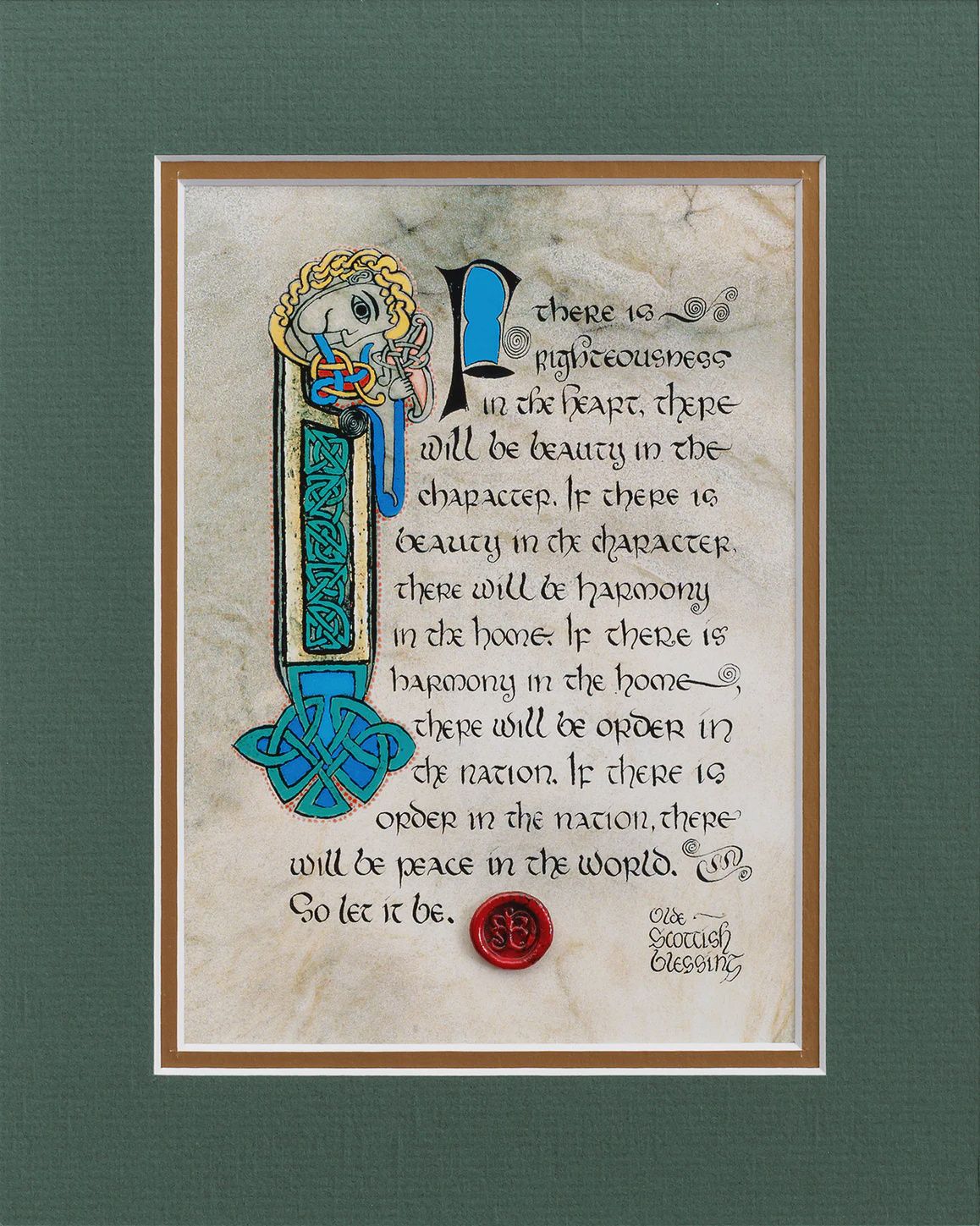 Scottish Blessing - Matted