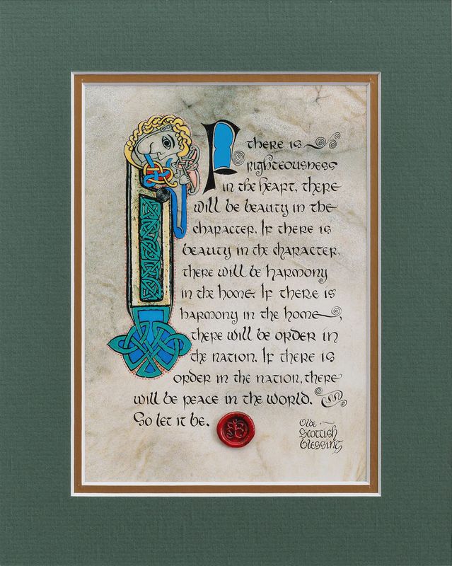 Scottish Blessing - Matted