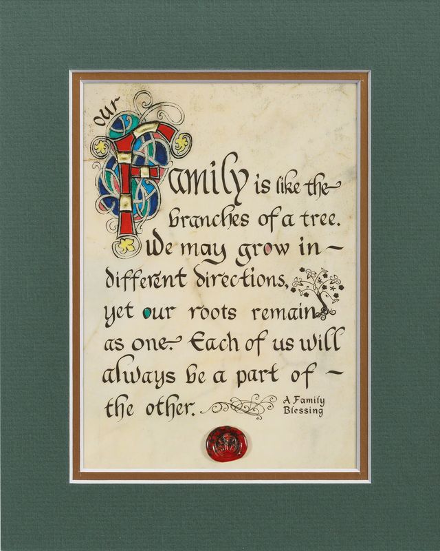 A Family Blessing - Matted