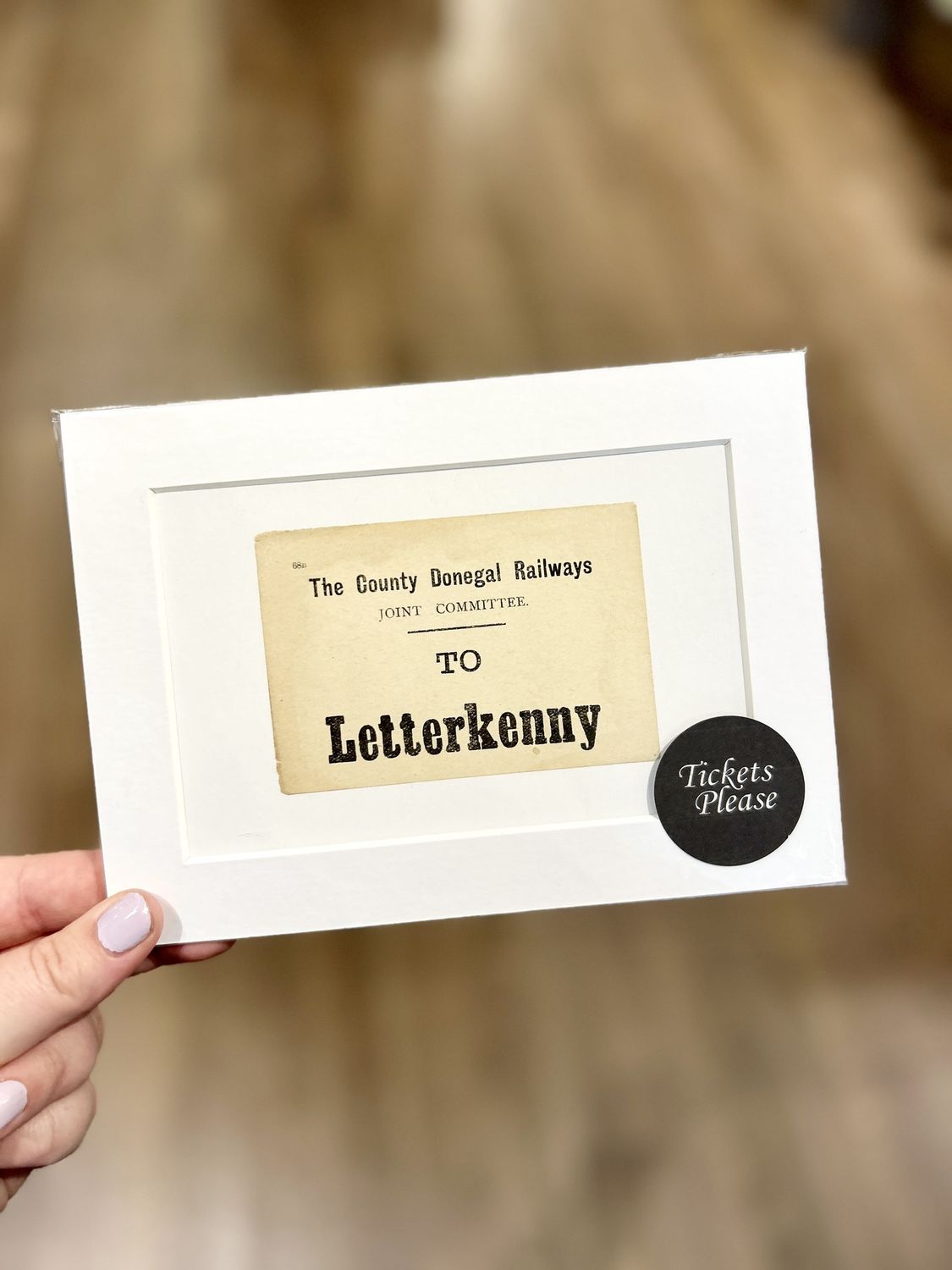 Original Ireland Railway Luggage Tag - Letterkenny