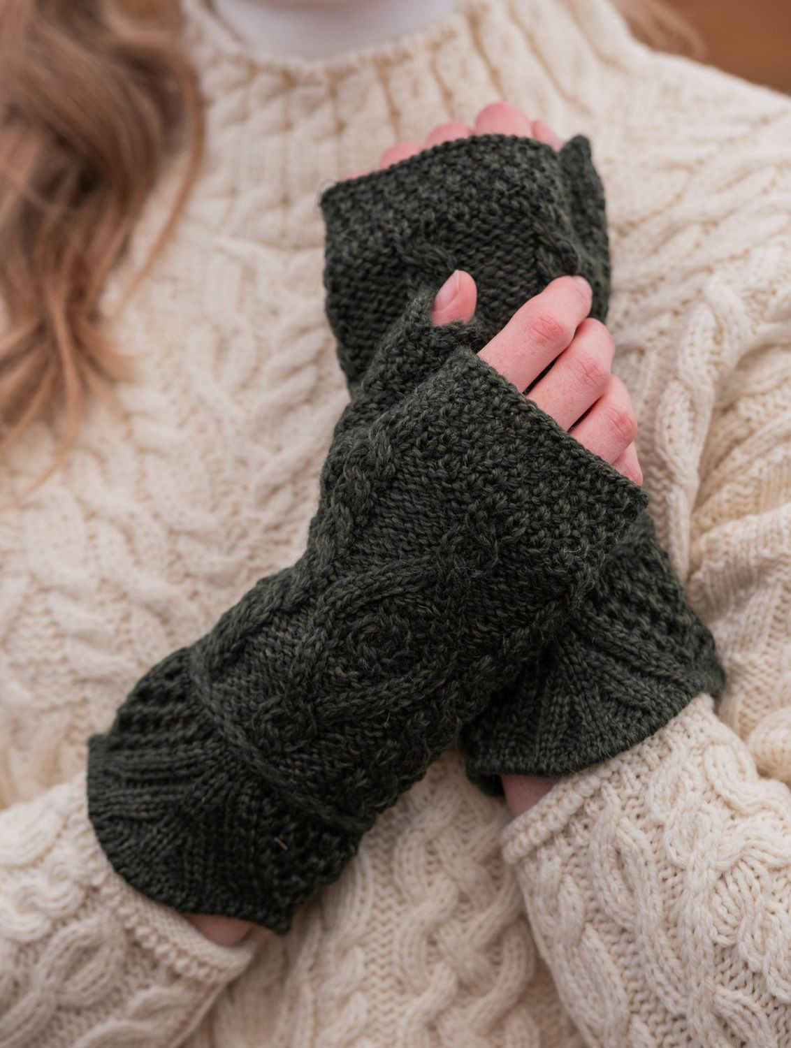 Aran Hand Warmers
