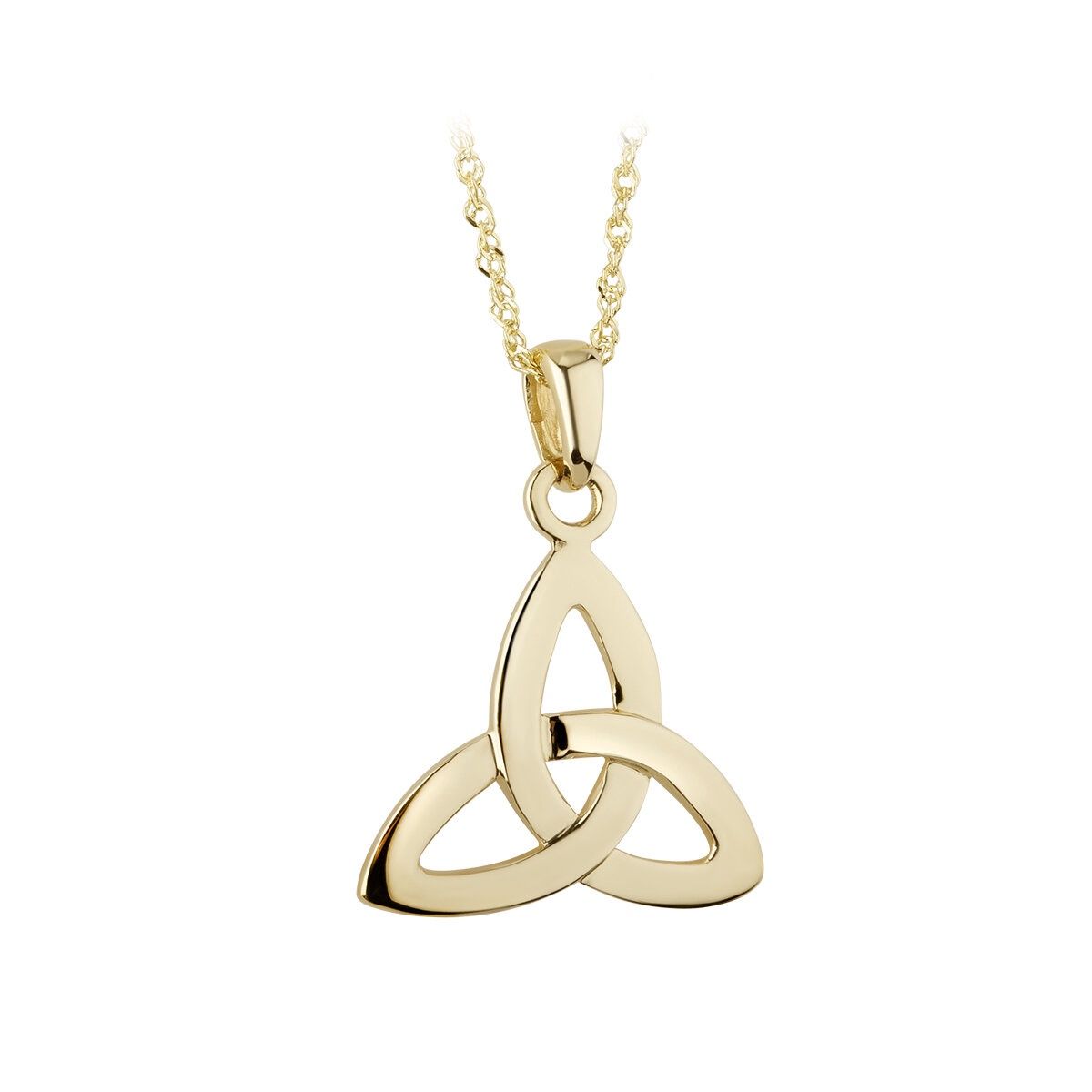10K Gold Trinity Knot Necklace - Boxed
