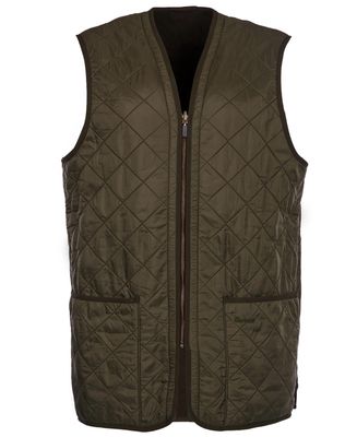 Mens Barbour Polarquilt Zip in Liner - Olive