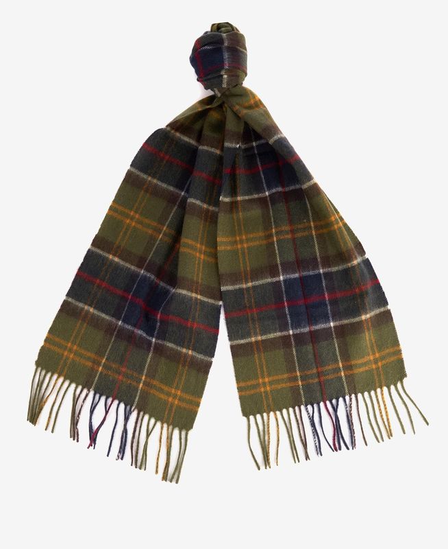 Barbour Wool &amp; Cashmere Scarf - Classic Tartan