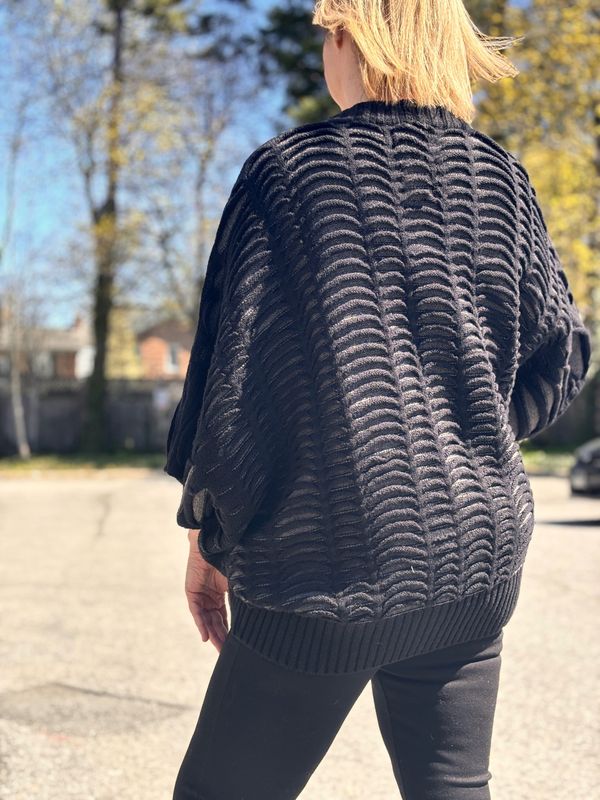 Atlantic Cardigan - Charcoal (X)