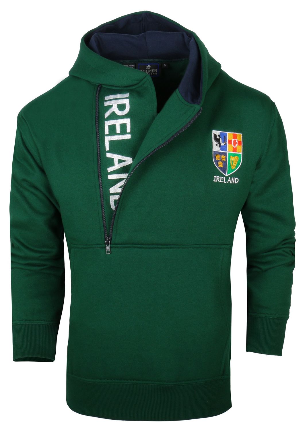 Ireland Half Zip Hoody - Bottle Green (X)