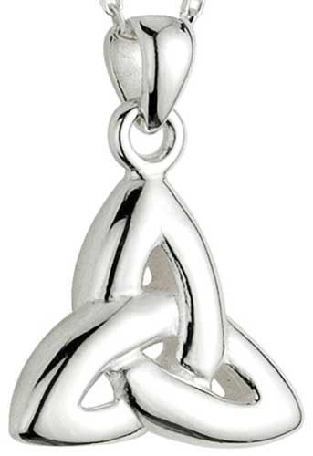 Trinity Knot necklace-Sterling Silver