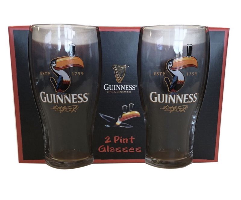 Toucan Pint Glasses-2 Pack