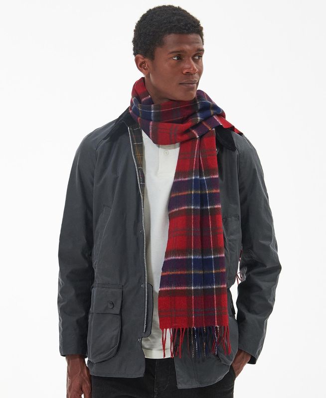 Barbour Tartan Scarf - Tartan Red