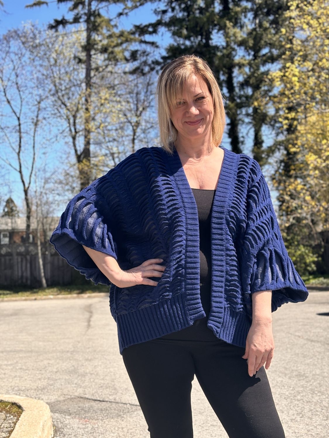 Atlantic Cardigan - Navy (X)