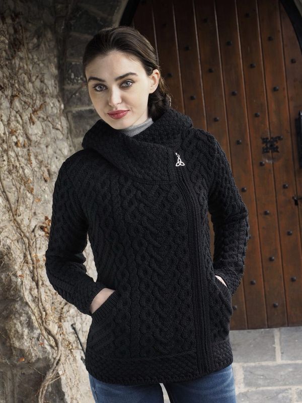 Kilkenny Side Zip Cardigan With Hood