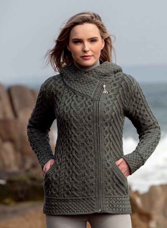 Kilkenny Side Zip Cardigan With Hood