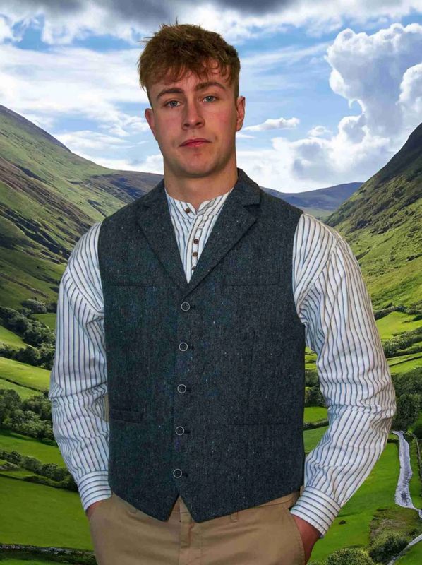 Mens Waistcoat - Dark Blue