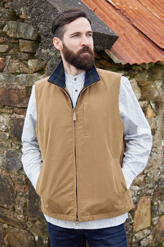 West Cork Vest -Brown