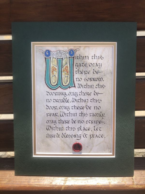 House/ Gate Blessing - Matted