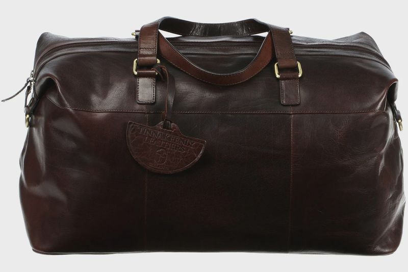 Leather Travel Bag - Brown