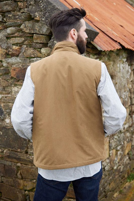 West Cork Vest -Brown