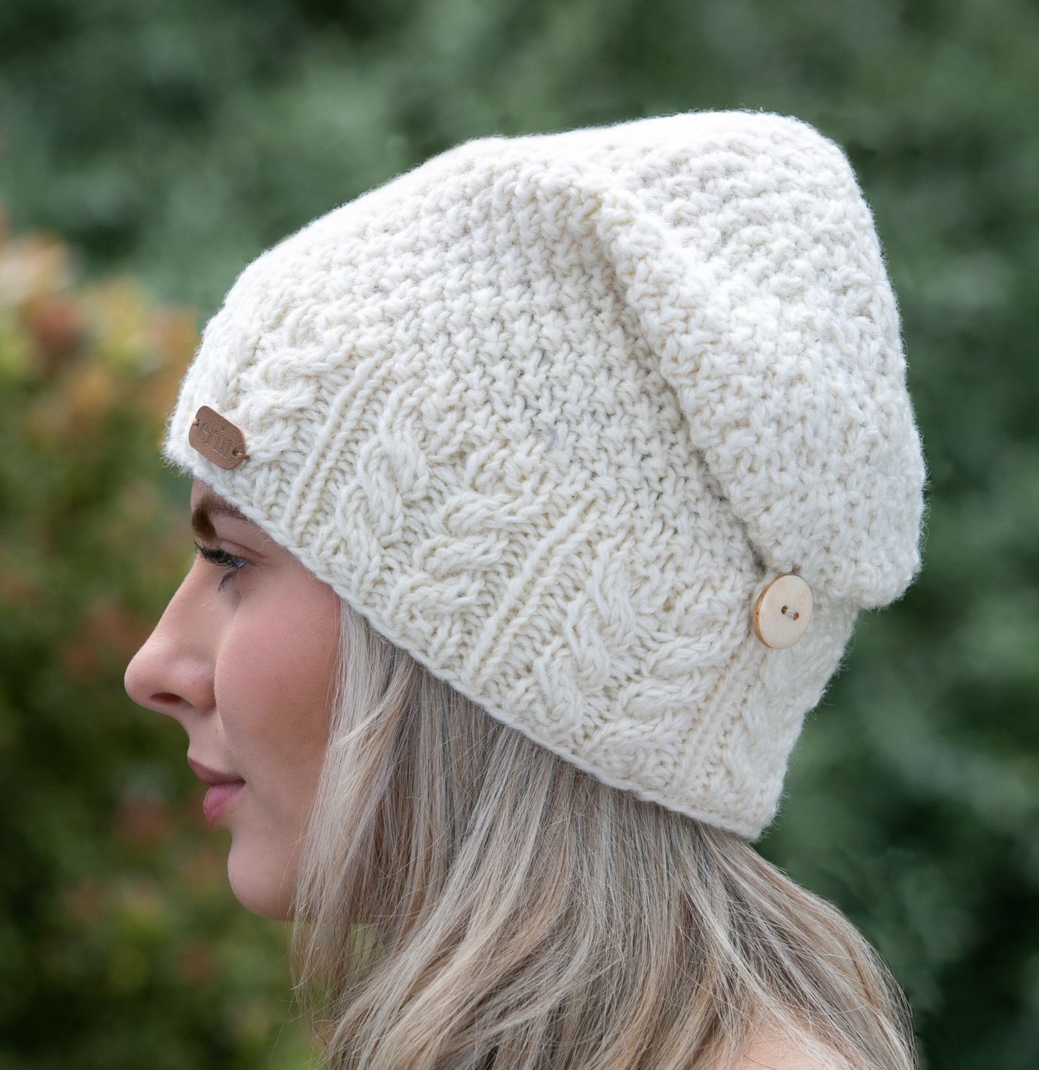 Floppy Button Down Hat - Natural