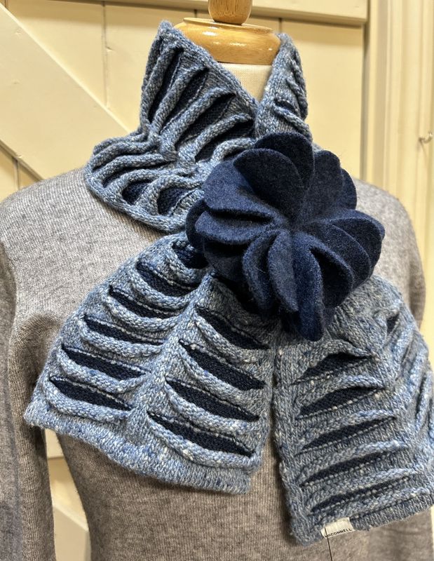 Kilcarra Floral Scarf - Powder