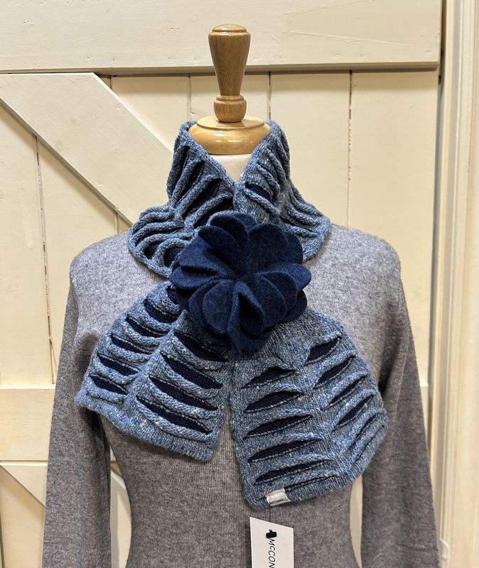 Kilcarra Floral Scarf - Powder