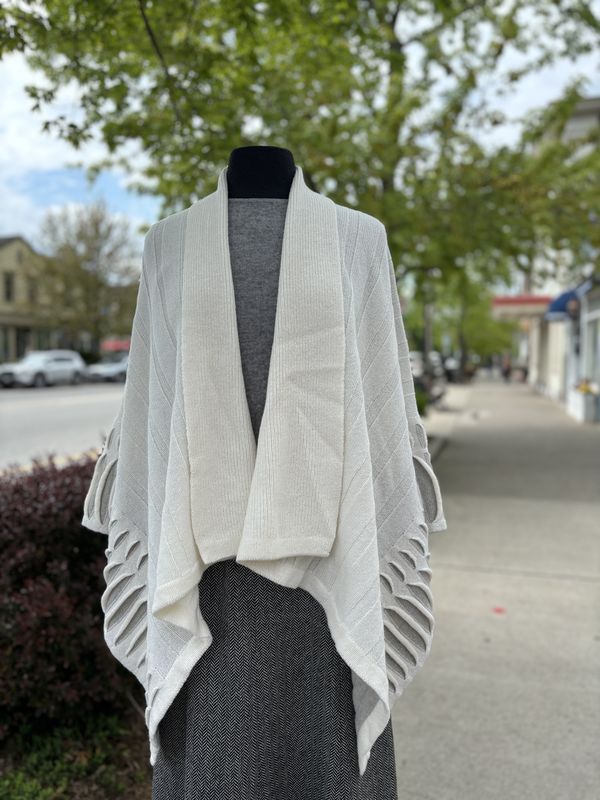 Atlantic Wrap Cardigan - Cream