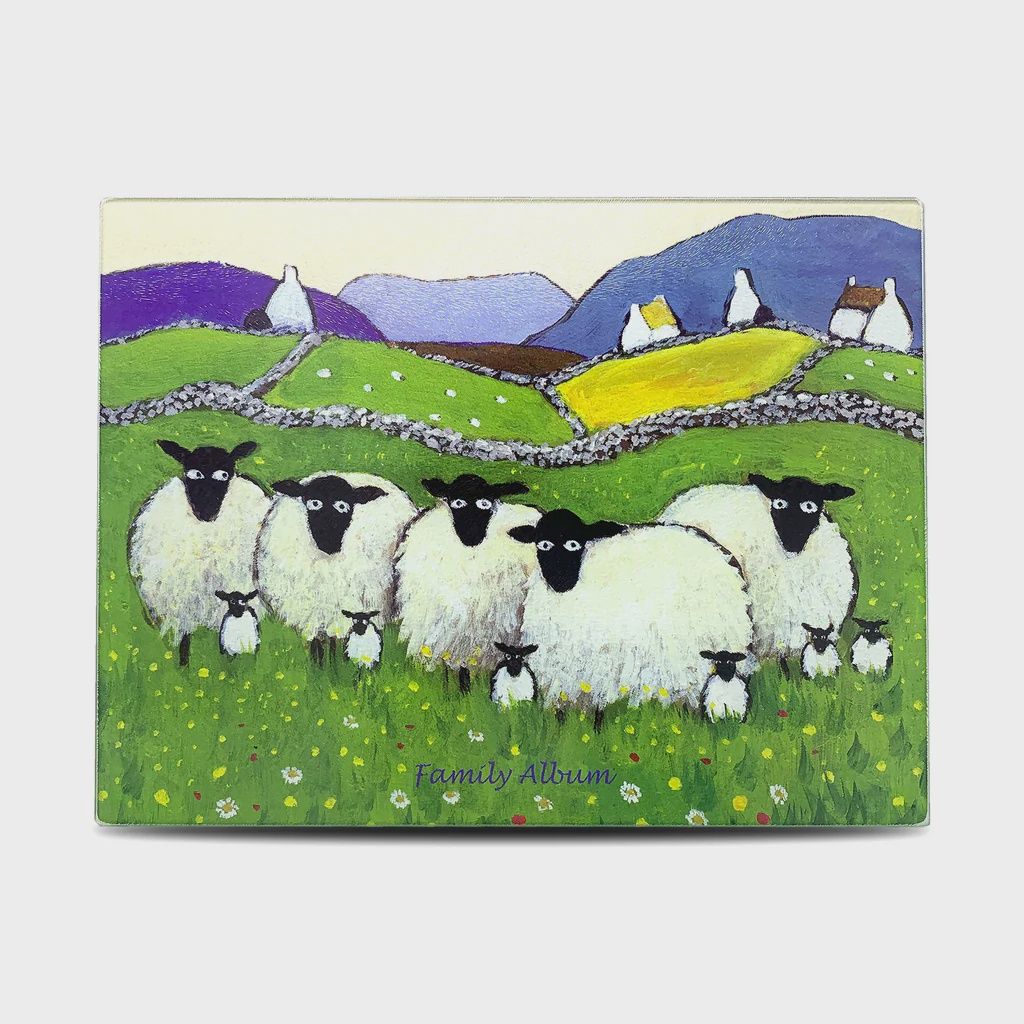 Thomas Joseph Glass Chopping Board - Family Album