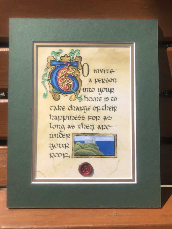 To Invite A Person - Matted