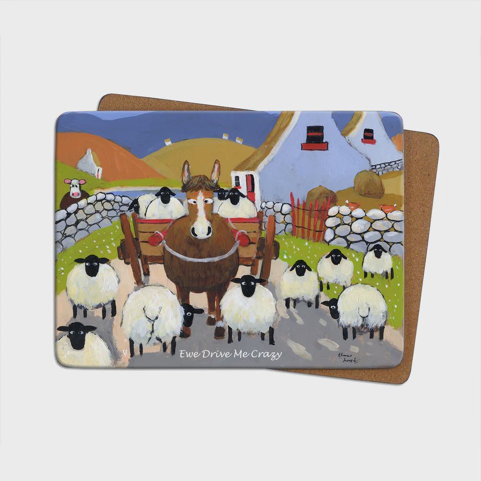 Thomas Joseph - Single Place Mat - Ewe Drive Me Crazy
