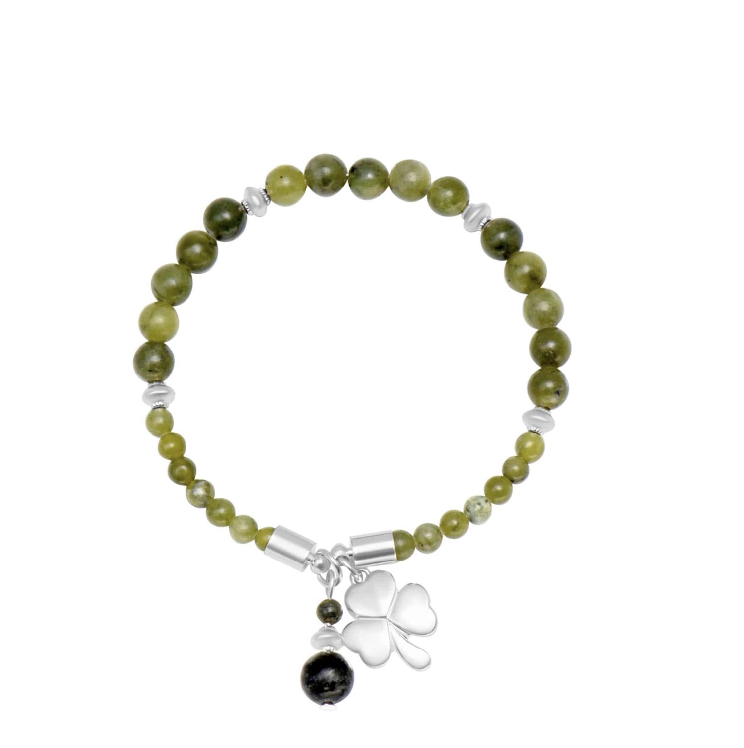 Shamrock Horseshoe Marble Bracelet