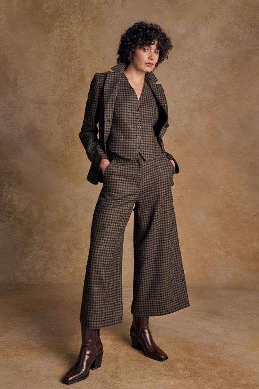 Enya Tweed Culottes - Earth Check