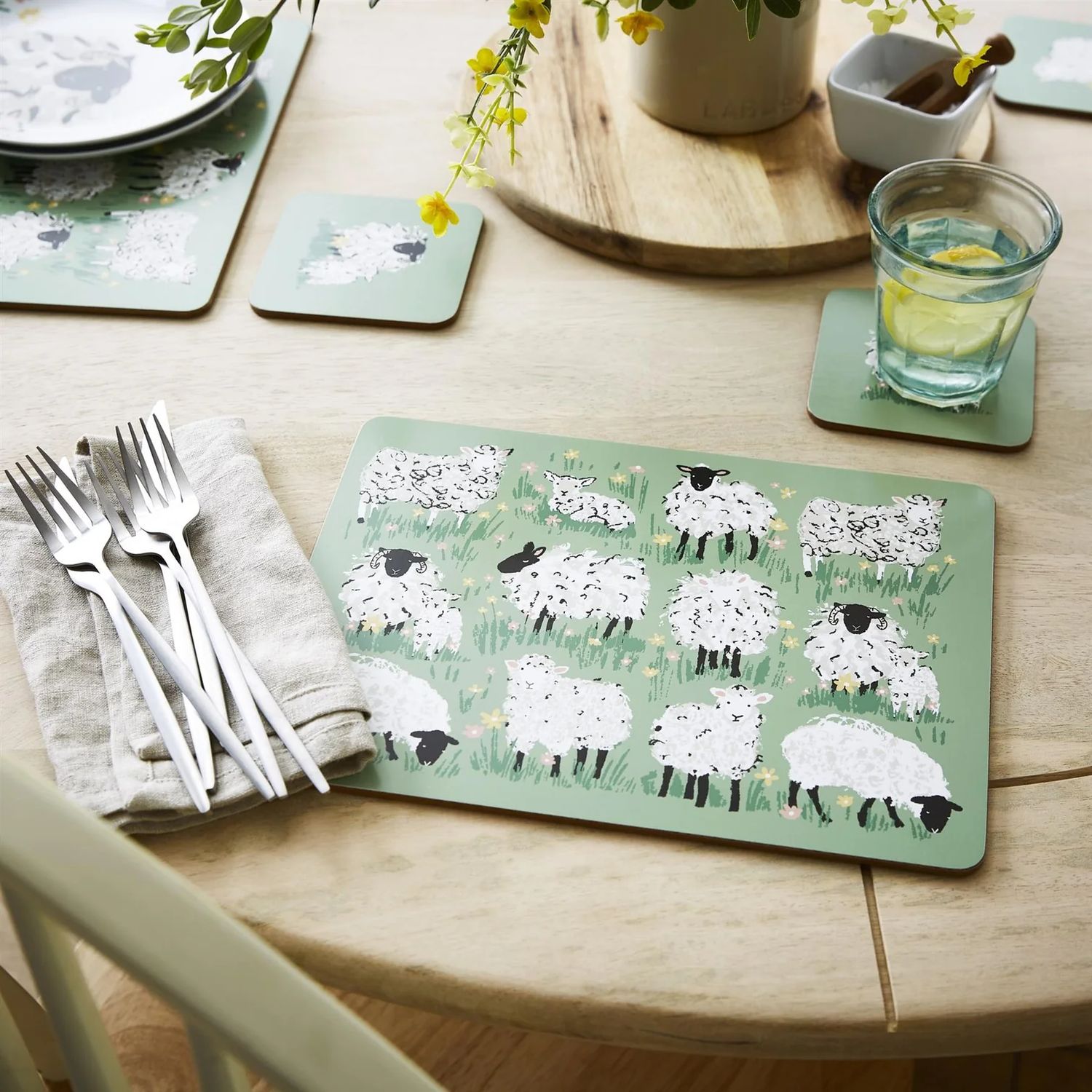 Ulster Weavers Woolly Sheep Placemat - 4 Pack