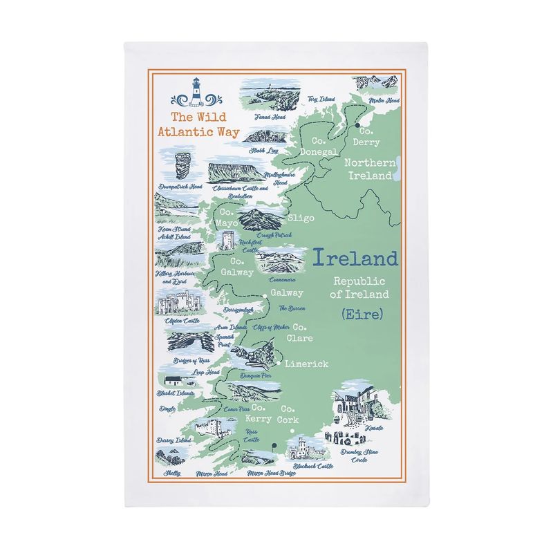 Ulster Weavers Wild Atlantic Way Tea Towel (100% Cotton)