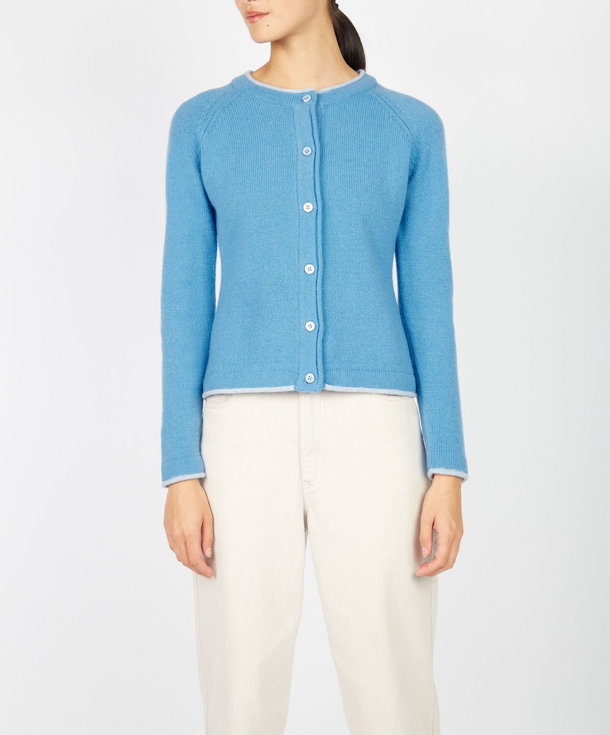 Killiney Cardigan - Azure Blue