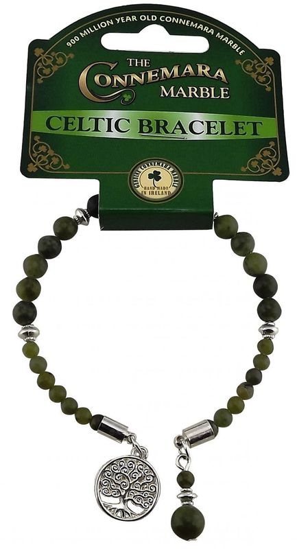 Tree of Life Horsehoe Marble Bracelet