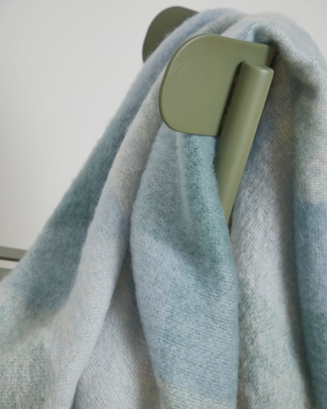 Foxford Clew Bay Mohair Throw-Topaz