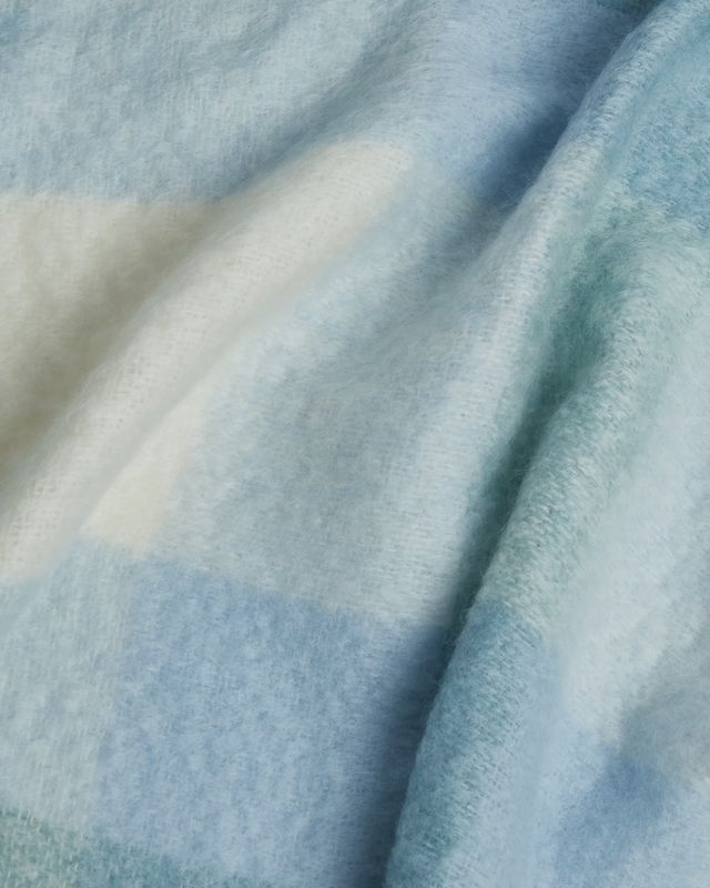 Foxford Clew Bay Mohair Throw-Topaz
