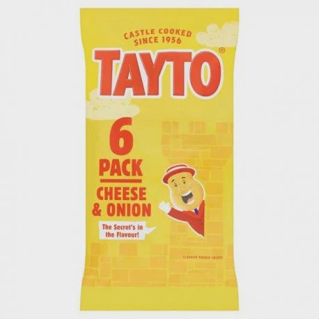Tayto Cheese and Onion 6 Pack
