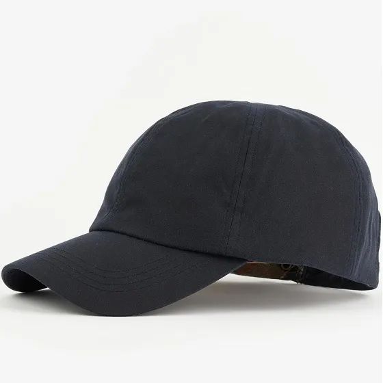 Barbour Waxed Baseball Cap - Navy