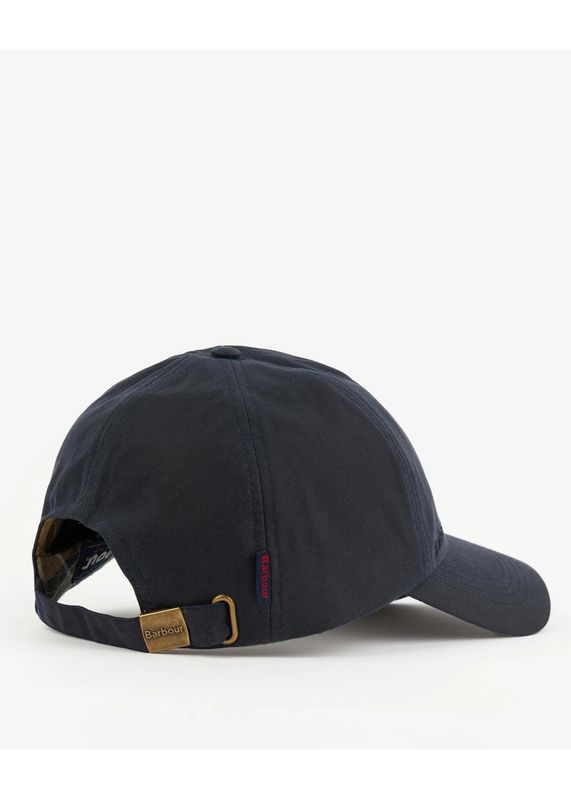 Barbour Waxed Baseball Cap - Navy