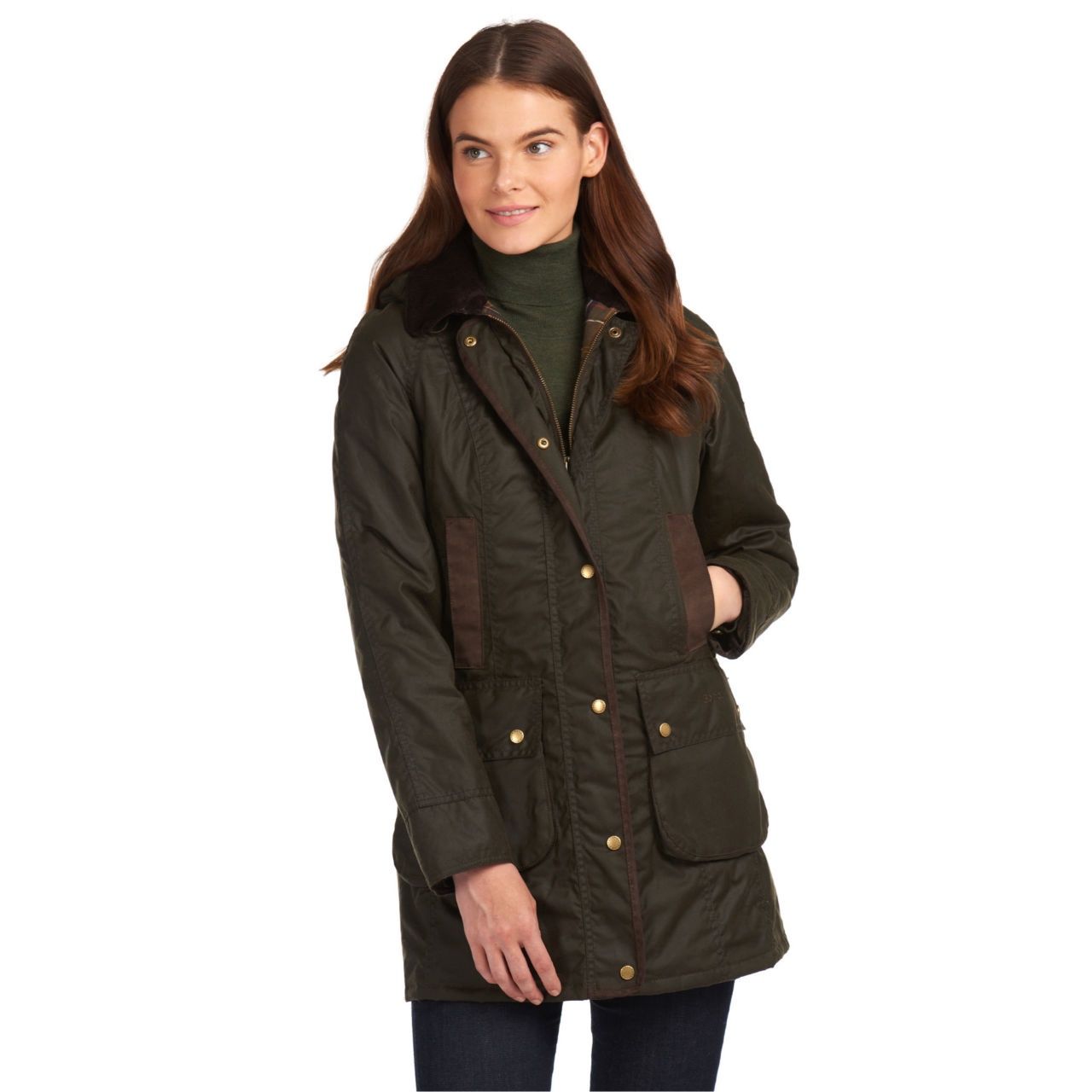 Barbour Bower Wax Jacket - Olive Classic
