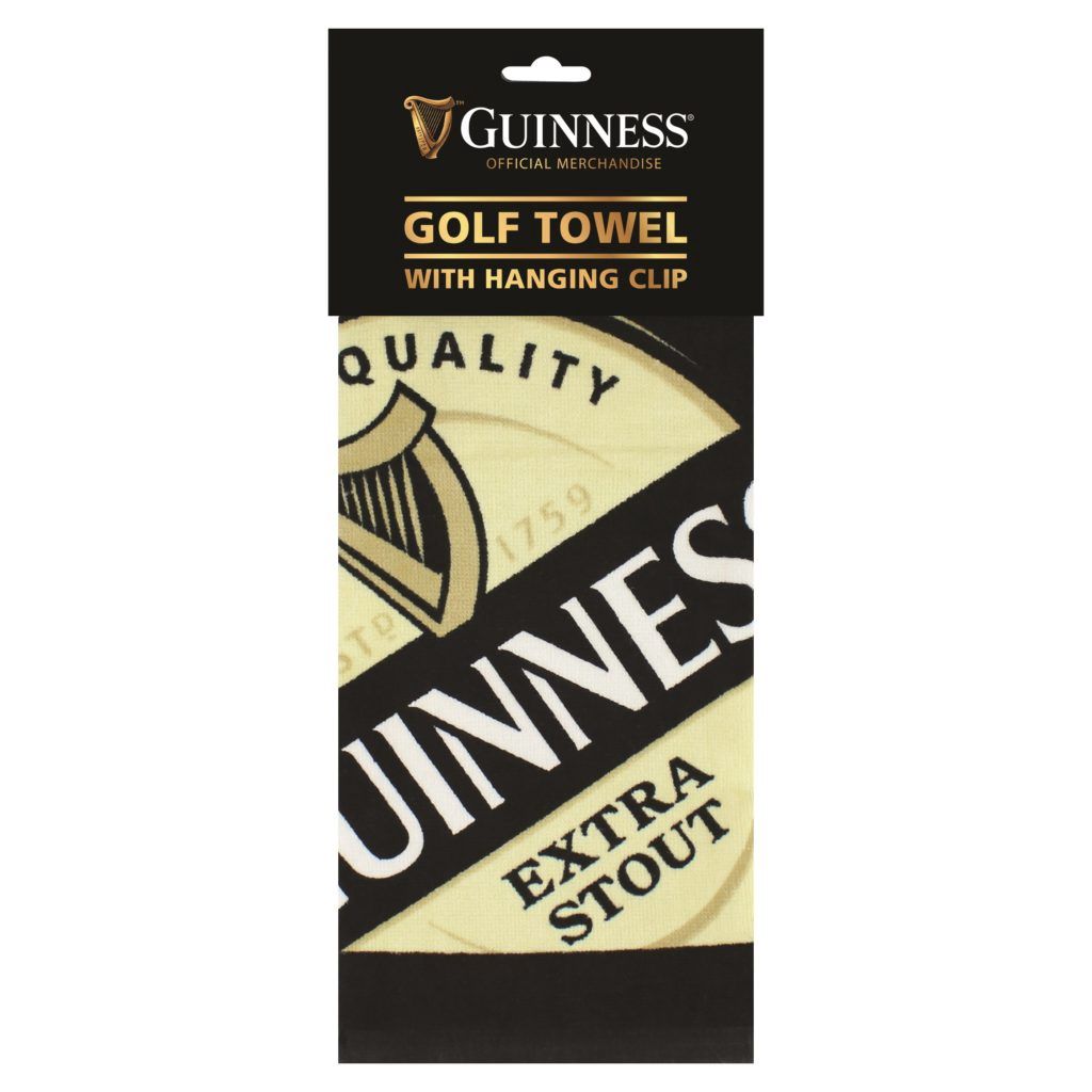 Guinness Golf Towel w/ clip