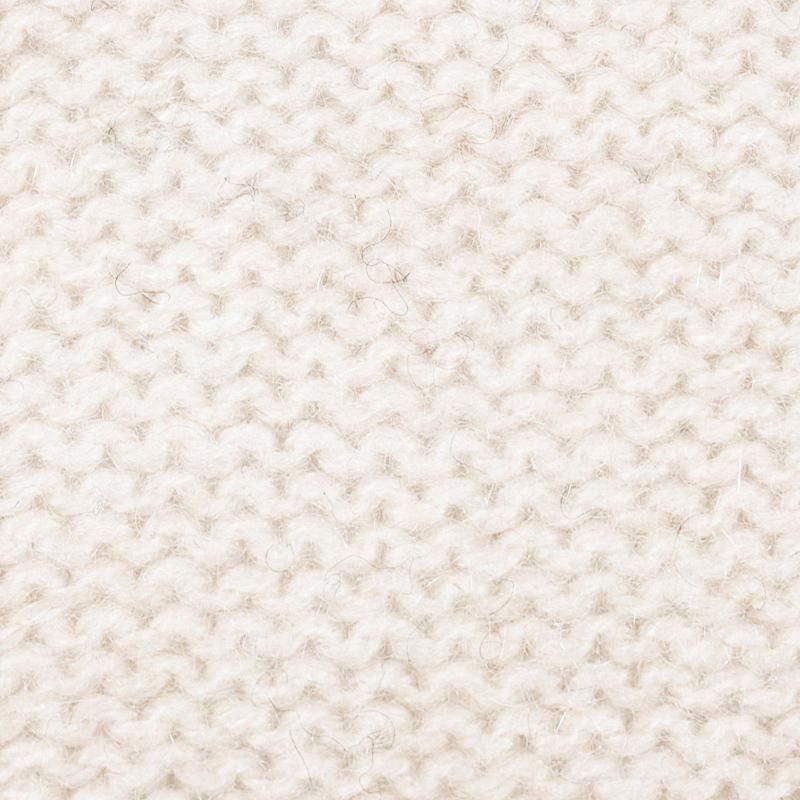 Women&#39;s Cashmere Plain Knit Gloves - White