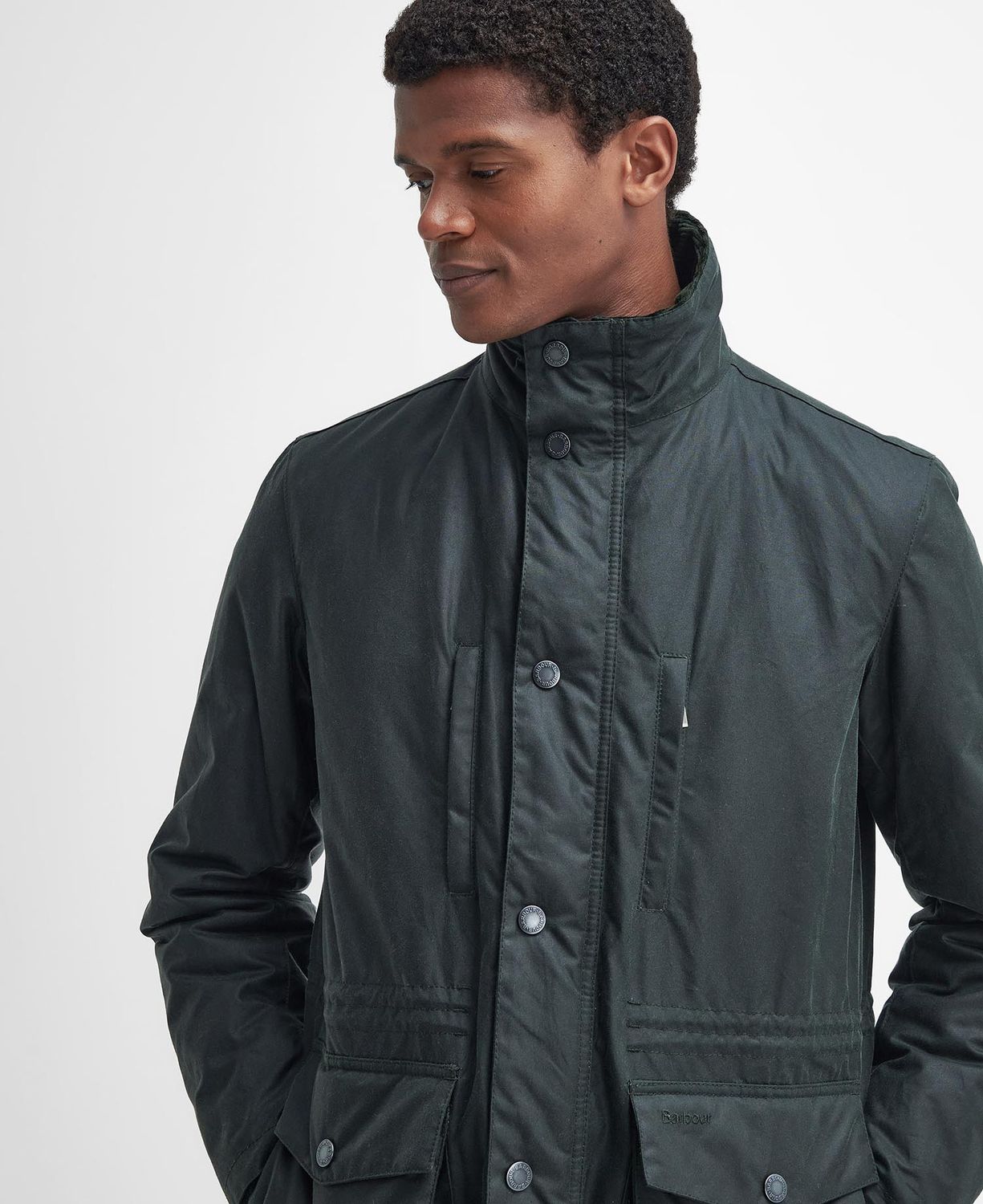 Barbour Falstone Wax Jacket - Sage