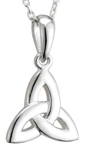 Small Trinity Knot necklace-Sterling Silver