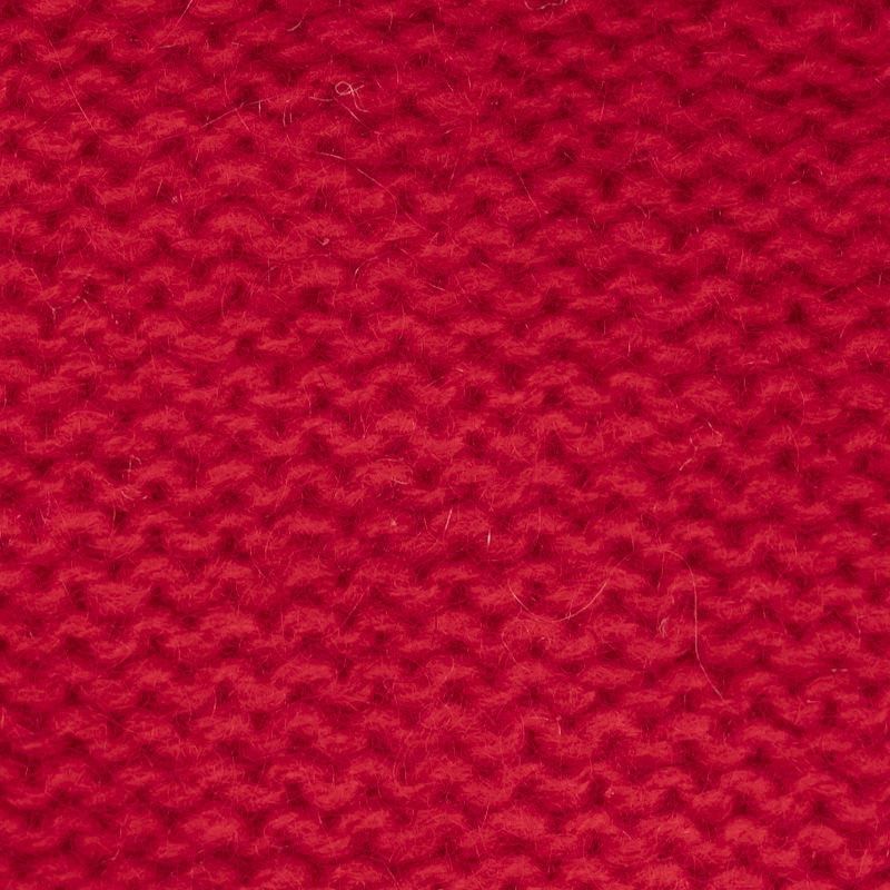 Women&#39;s Cashmere Plain Knit Gloves - Cardinal Red